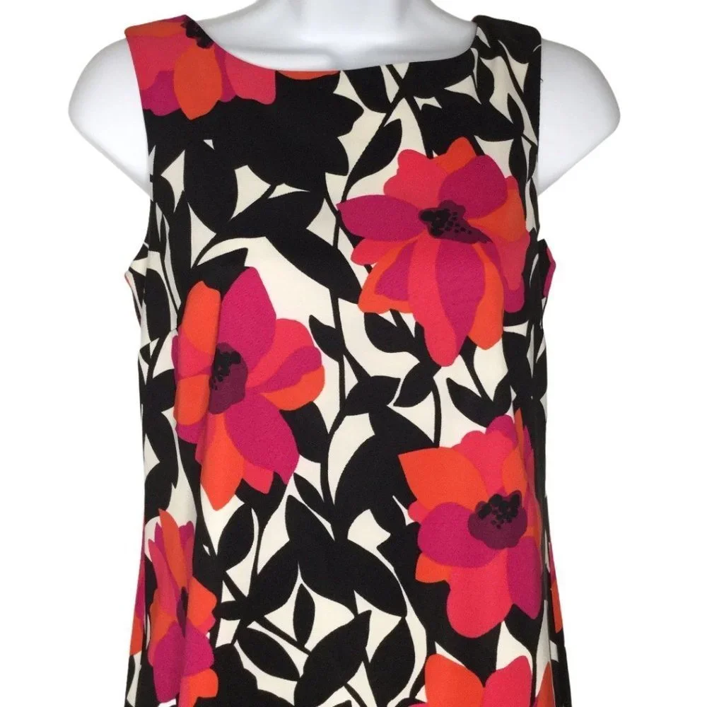 Ab Studio Floral Print Sleeveless Sheath Dress - Picture 10 of 11